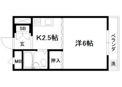メゾン市川壱番館の間取り画像