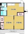 キャレット栗林の間取り画像