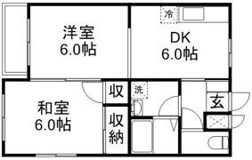 アベニュー城山A棟の間取り画像