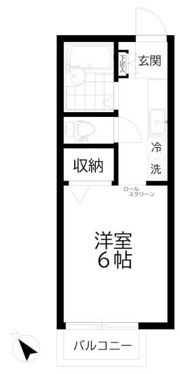 ベルヴィー吉祥寺 B棟の間取り画像
