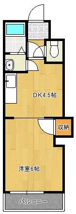 パークサイドハイツ（三郎丸）の間取り画像