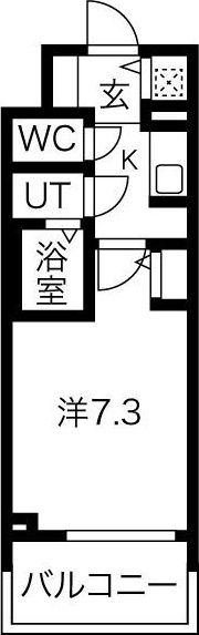 サムティ江戸堀ASUNTの間取り画像