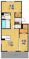 イース黒崎の間取り画像