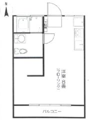 第二吉美マンションの間取り画像