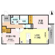 D-Grande新根塚Eの間取り画像