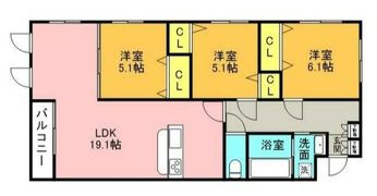THE BELUGA 世田谷 RESIDENCEの間取り画像