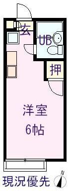 ハインハイツ小林Bの間取り画像