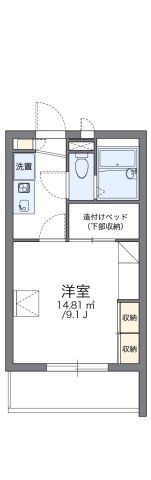 レオパレス花の間取り画像