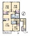 シャーメゾン阿南 三番館の間取り画像