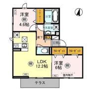 シャンティーユ大竹山Ⅱの間取り画像