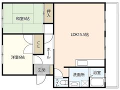 鳥本マンションの間取り画像