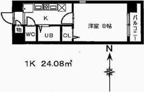 クレアール市川の間取り画像