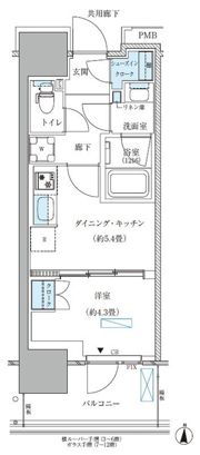 パークアクシス??島コンフォートスクエアの間取り画像