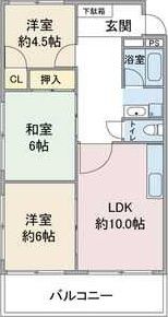 サンライズ喜多山の間取り画像