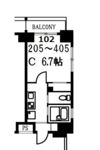 スカイコート?島の間取り画像
