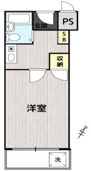 UJビル箕面の間取り画像