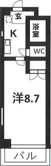 春里壱番館の間取り画像