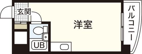 パールマンション万代橋の間取り画像
