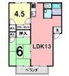 ルクスエテルナ秋津 A棟 Aの間取り画像