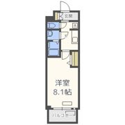 プレサンス心斎橋ソレイユの間取り画像