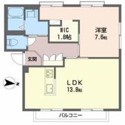 コーポ松浦 D棟の間取り画像