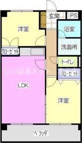 瑞光ハイツの間取り画像