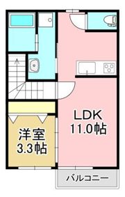 カローレ岡垣Ⅱの間取り画像