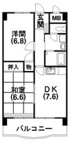 クレールトヨダの間取り画像