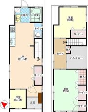 榎木町戸建ての間取り画像