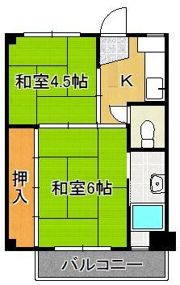 ビレッジハウス沼小柳5号棟の間取り画像