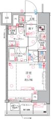 クレヴィスタ横浜関内の間取り画像
