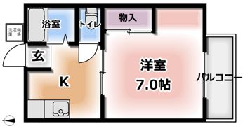 グリーンハウスウエストの間取り画像