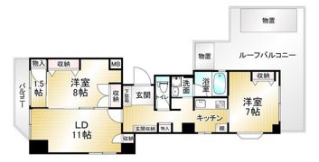 三鷹ライトマンションの間取り画像
