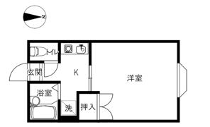 アートビレー若松の間取り画像