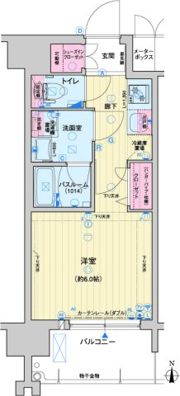 レオンコンフォート都島Ⅱの間取り画像