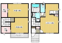 ドムス学園の森 Bの間取り画像