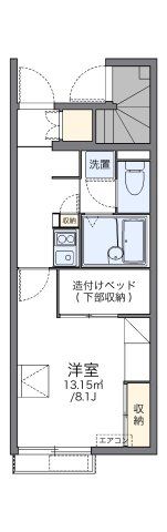 レオパレスプレジール町田の間取り画像