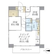 デュオフラッツ葛西の間取り画像