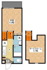 タンドレス多良見の間取り画像