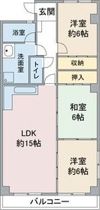 ラウムズ植田の間取り画像
