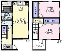 アバンテ根岸A棟の間取り画像