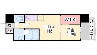 セレニテ神戸元町プリエの間取り画像