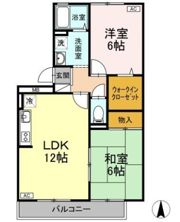 サンシャインハイツ A棟の間取り画像