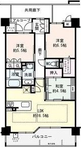 プレミスト千里・古江台の間取り画像