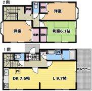 南区中里4丁目戸建の間取り画像