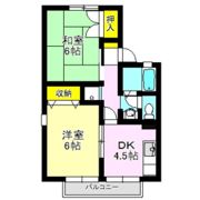 ウェルフィールドAの間取り画像