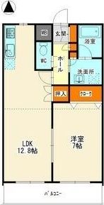 アムール南分の間取り画像