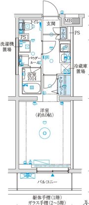 GENOVIA二子新地の間取り画像