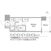エステムコート大阪WESTⅡの間取り画像