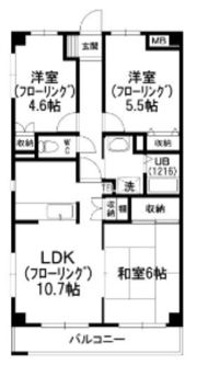 PALACE AZALEAの間取り画像